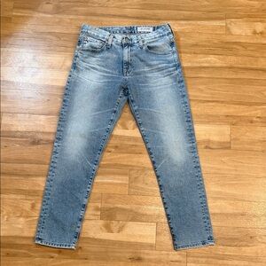 AG Adriano Goldschmied Women's Light Blue Slim Jeans